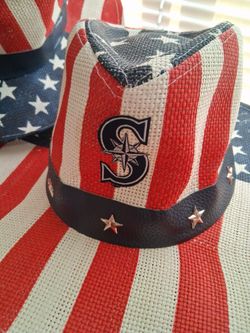 Seattle Mariners Stars and Stripes cowboy hats..4 available