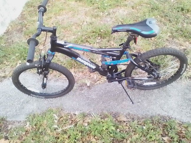 24" Mongoose Bike, Helmet & Ripstick Board