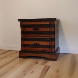 Striped Nightstand