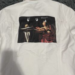 White Off-white Denim Jacket