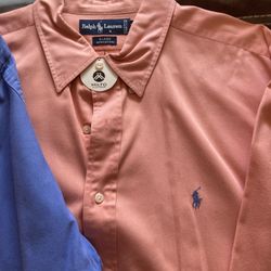 2xl Tommy Bahamas And Ralph Lauren Dress Shirts 