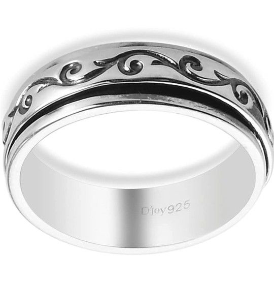New Sterling Silver .925 D'Joy Ring - Size 6