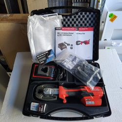 RIDGID ProPress Mini Press Tool Kit 1/2" - 3/4" Jaws, 12v battery charger case Model RP 115