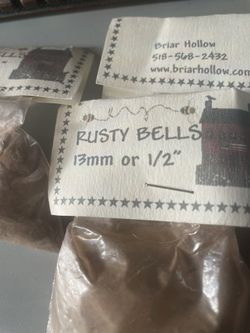 I/2” Craft Rusty Bells