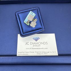 Ring 14k Gold Diamonds 💎 /  🍀 