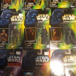 Star Wars figures unopened
