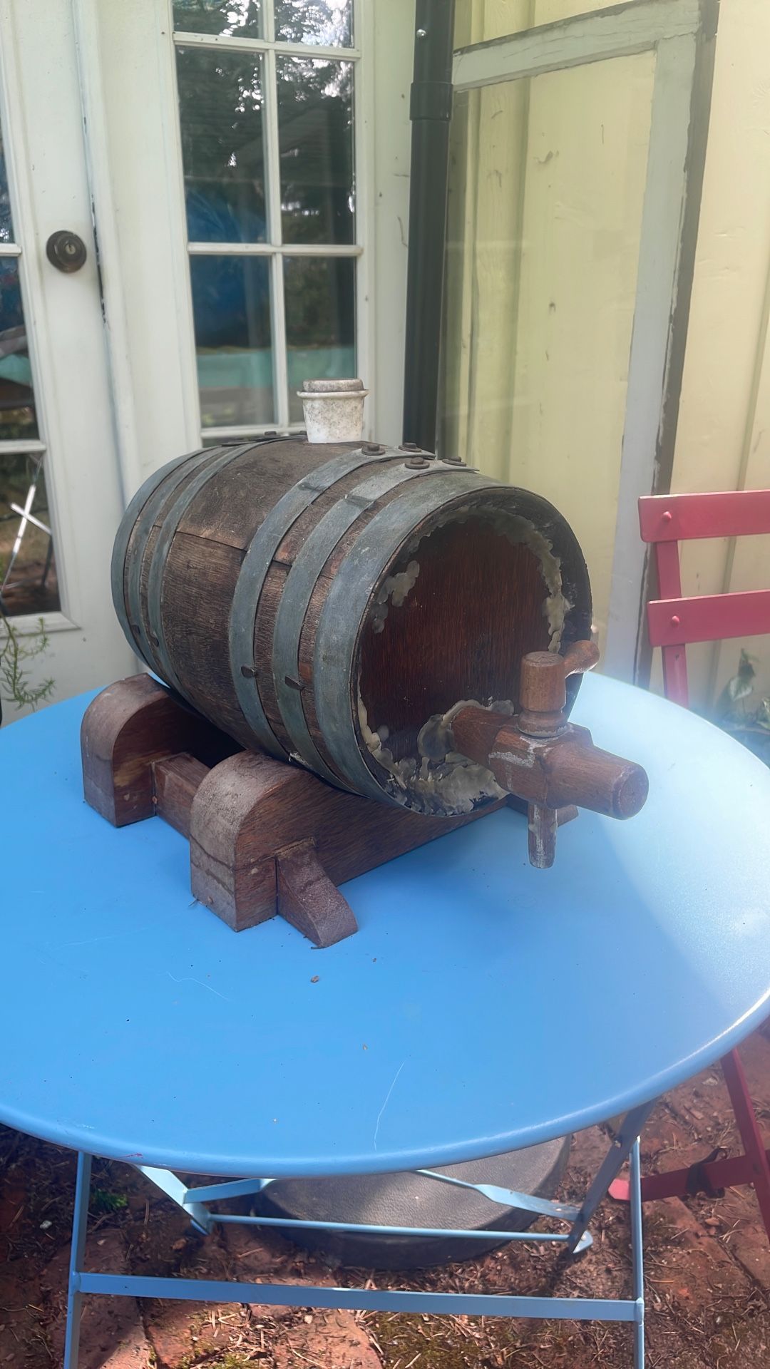 Antique French oak Wine/Whiskey/Rum barrel
