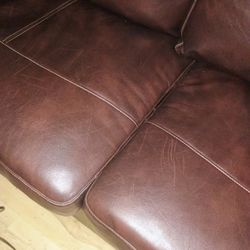 Leather Couch Purchased From Big Lots In Excellent Condition
