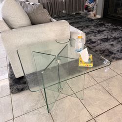 Glass Side Table