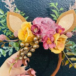 Reindeer Flower Crown Christmas Party $20