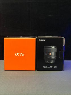 a7 IV Mirrorless with FE 35mm f/1.4 GM (Shutter Count 15600)