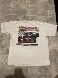 Vintage 2001 Toyota Long Beach Grand Prix Indy Car Cart Racing T-Shirt SZ XL