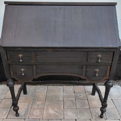 Antique Gothic Desk. 