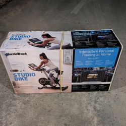 NEW NordicTrack NTEX71021 Studio Bike with 7 inch Smart HD Touchscreen