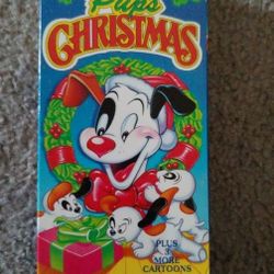 Pups Christmas VHS plus 3 more toons