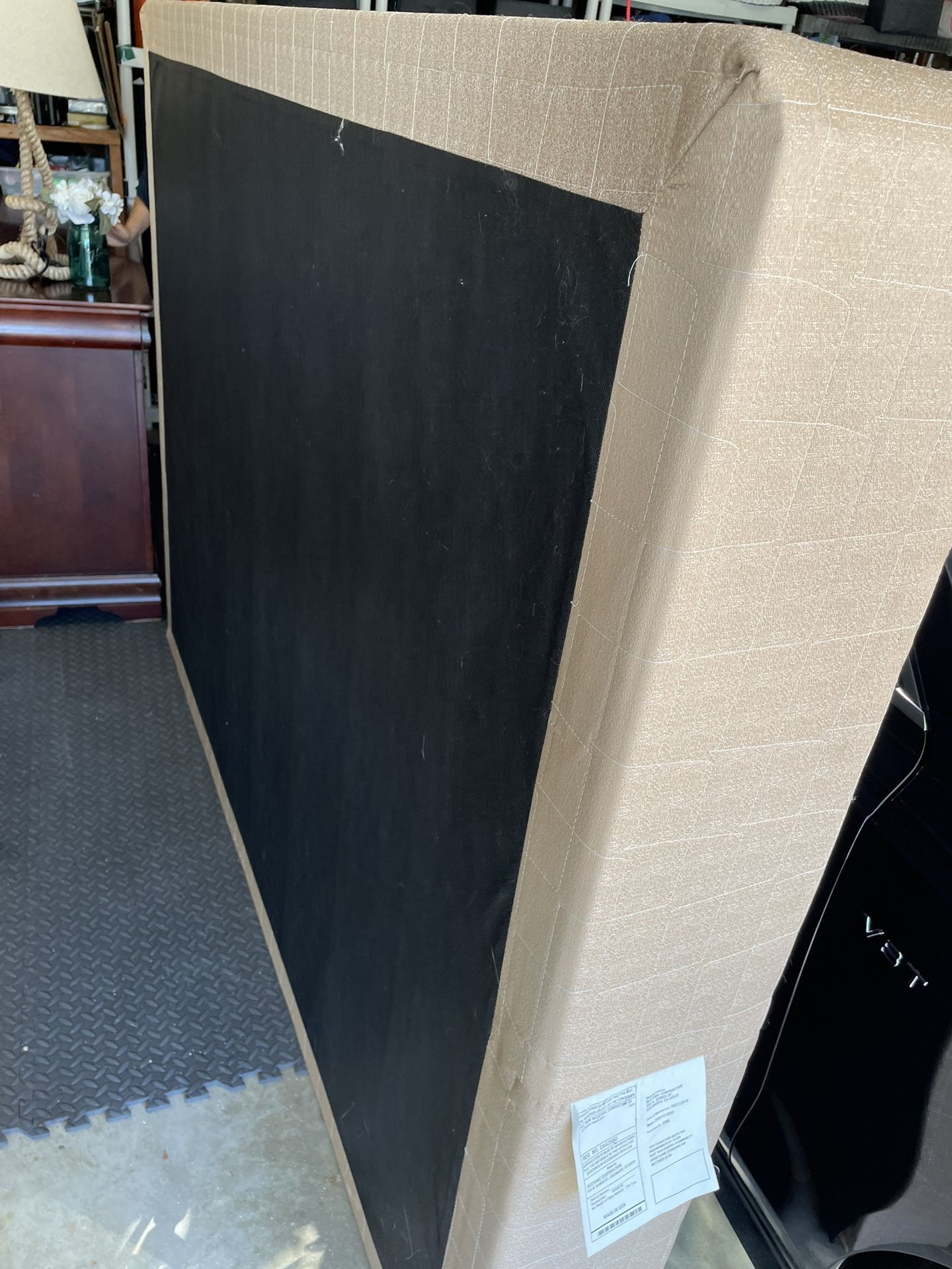 Free Queen Box spring and Metal Bed frame Base 