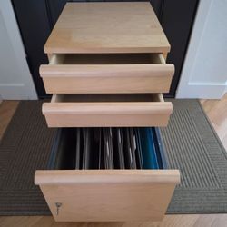🔥 Heavy Duty Wood Rolling Filing Cabinet 3 Drawer Locking File Storage Office Furniture Mobile Pedestal 👀

✨ Overall pre-owned condition.

Comparabl
