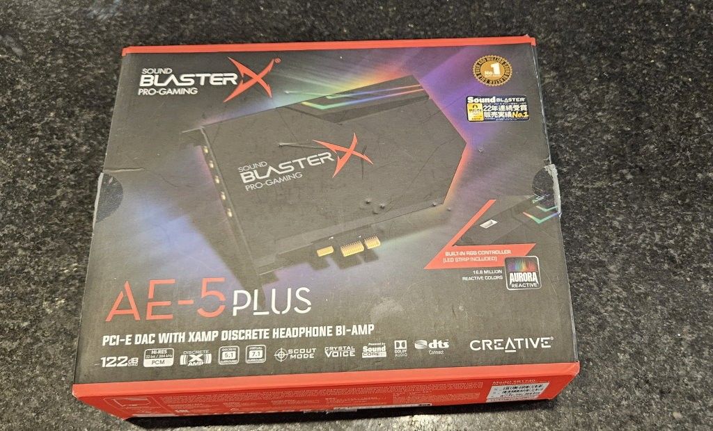 Sound Blaster AE5 plus