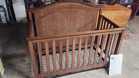 Solid Wood Baby Crib