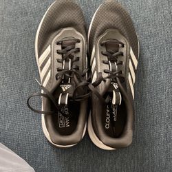 Adidas Cloudfoam Comfort Black Running Walking Casual Wear Shoes US 10