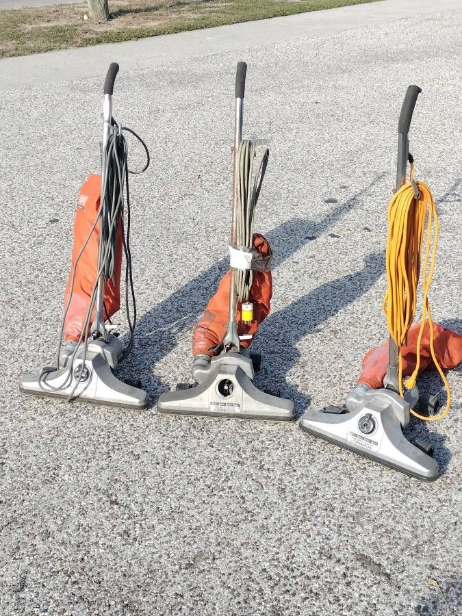 3 x Vintage Royal Heavy Duty Commercial Vac Vacuum Cleaners