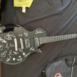 Signed Trans-Siberian Orchestra electric guitar
