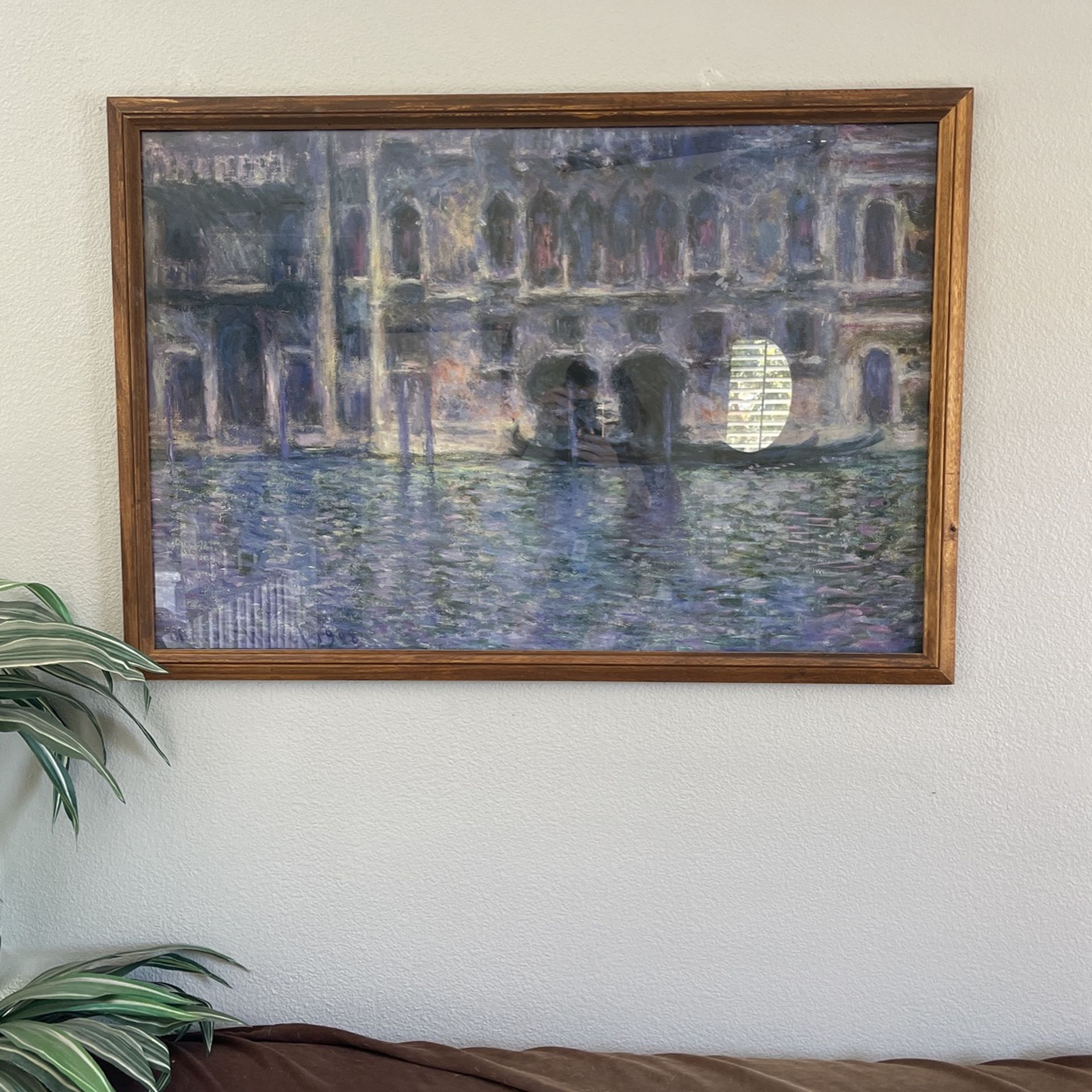 Monet Picture Print In Frame
