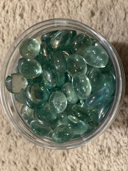 Light Green Glass Gems