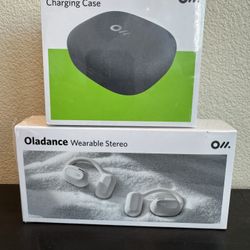 Oladance Wearable Speakers and Charging case 