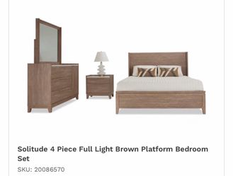 Bob’s 4-Piece Full Bedroom Set – Excellent Condition