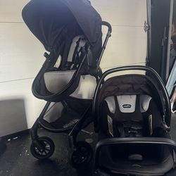 Infant stroller, car seat,  & base