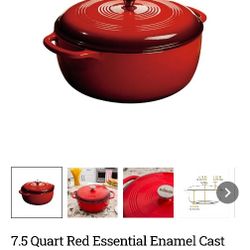 New Lodge 7.5 Quart Cast Iron Dutch Oven