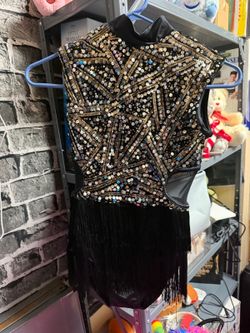 13. ✨🖤 Glam Fringe Sequin Dress - Ready to Steal the Show! 🖤✨