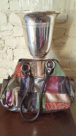 Rosetta Patchwork Handbag Purse - Medium