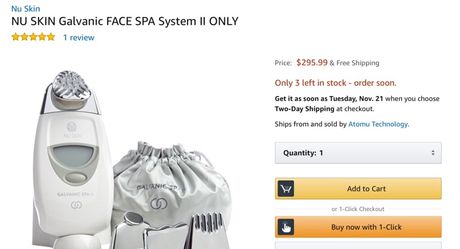 Nu Skin Face spa system