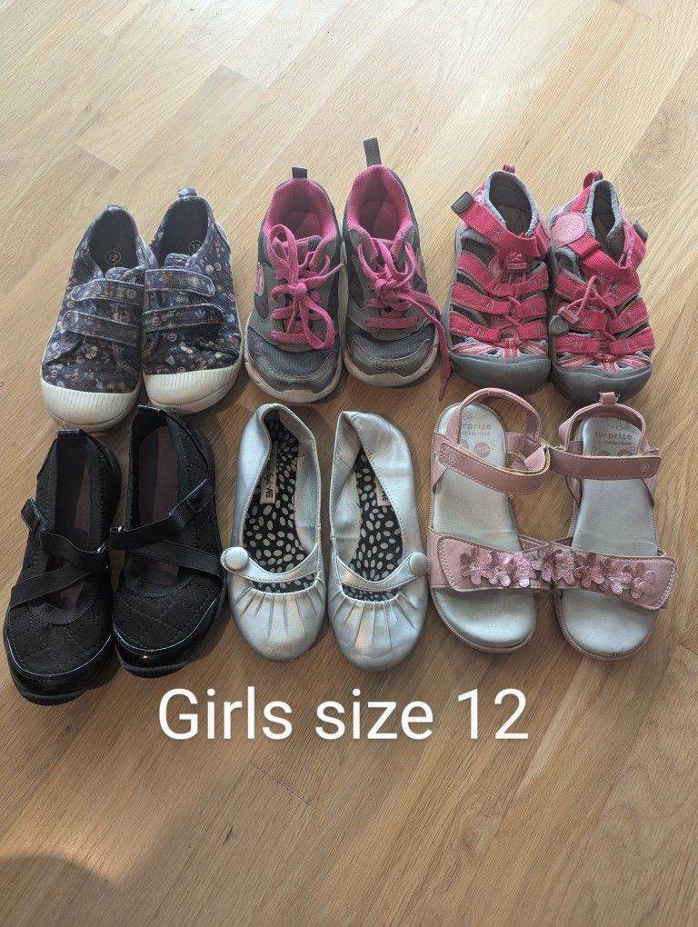 Girls Size 12 Shoes