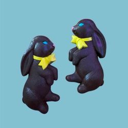 Hand-painted Chocolate Bunny Wall Decor