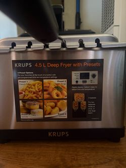 KRUPS 4.5 L Deep Fryer with Presets