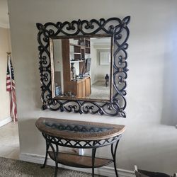 Mirror & Table Combo