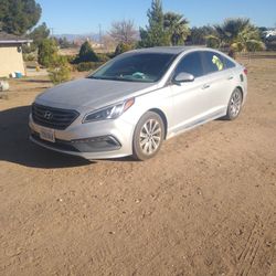 2017 Hyundai Sonata Sport Silver New Tires 74k Excellent Condition