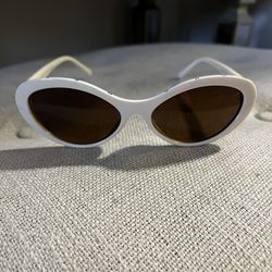 Chanel White Cream Off White Sunglasses