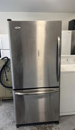 Maytag Stainless Steel Bottom Freezer