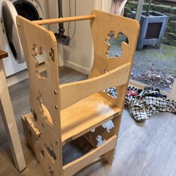 Convertible Toddler Tower And Bench