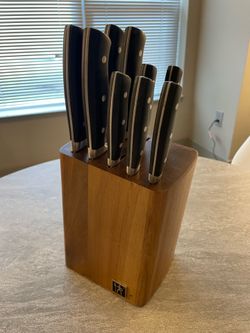 HENCKELS FINE EDGED FORGED 10PC KNIFE BLOCK SET