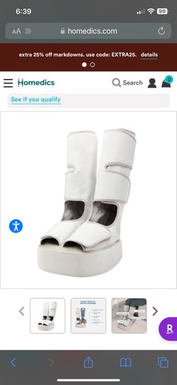 Homedics Leg Massager Brand New 