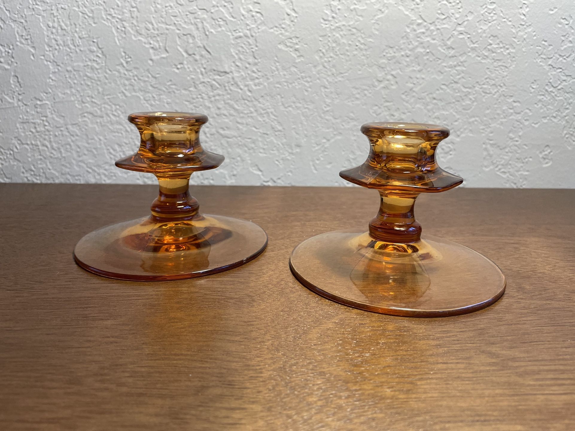 Vintage Fostoria Candle Holders
