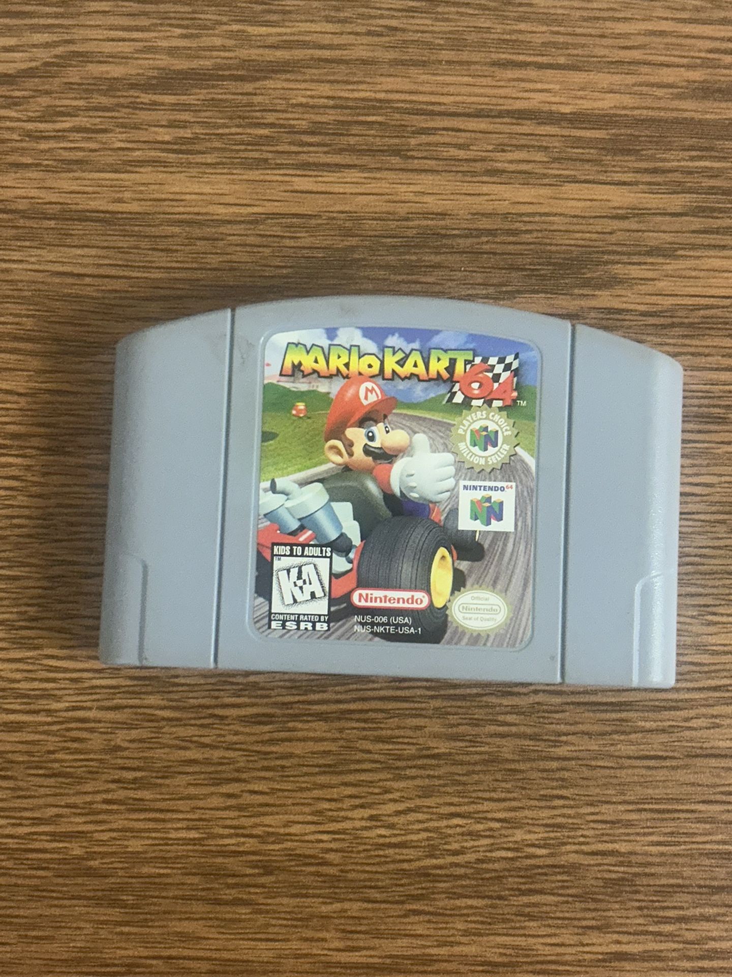 Mario Kart 64 for Nintendo 64 N64 Authentic Cartridge Tested Working