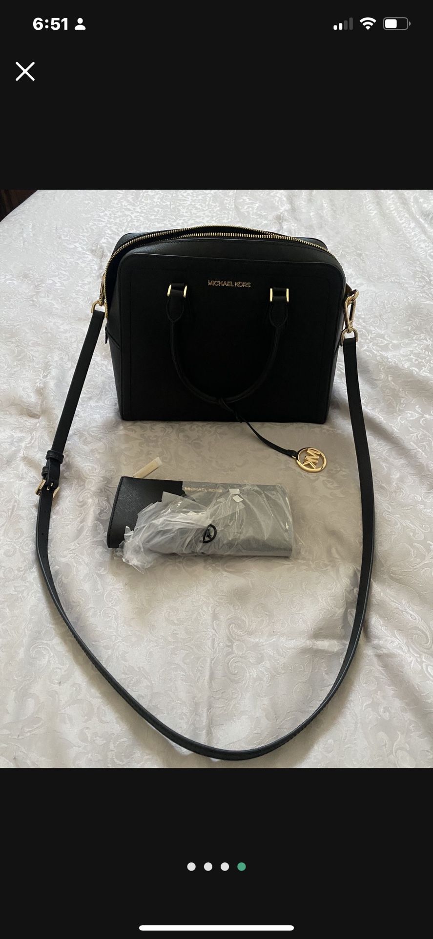 Mk Authenic Bag And Wallet Both New With Tags. Cross Streets Herndon & Milburn