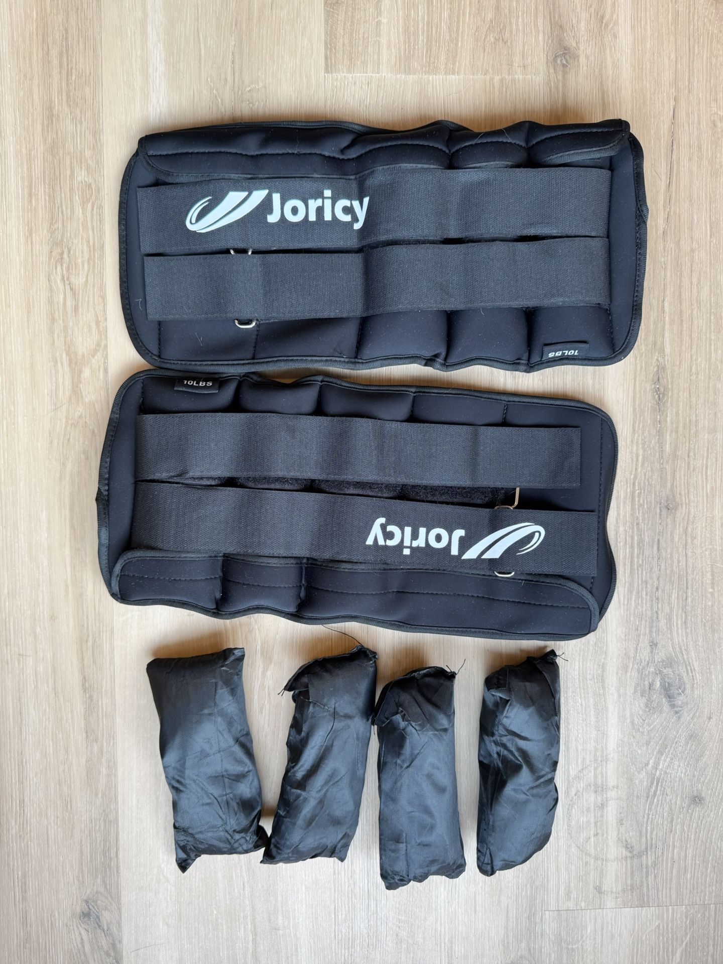 Adjustable Ankle Weights Pair 20 lbs