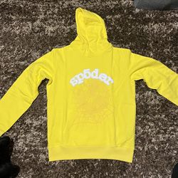 Yellow Sp5der Hoodie 